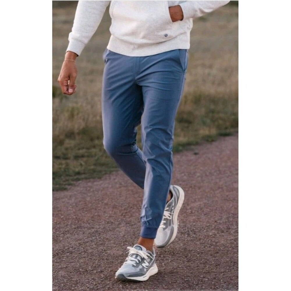 Rhoback Delta Jogger Pants Slate Blue XL Performance Golf Athletic Preppy